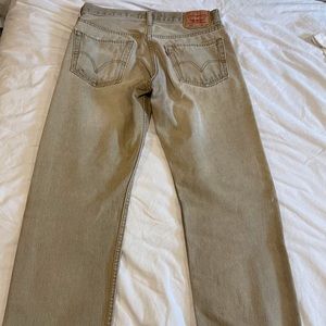 Levis 505 khaki jeans